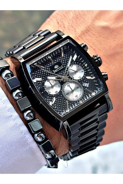 Bentini Bentini Rectangular Design Function Men's Watch
