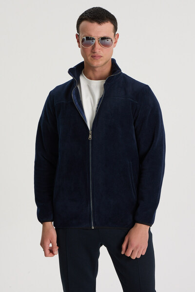 Perché Чоловічий комір-стійка на блискавці з флісу на блискавці