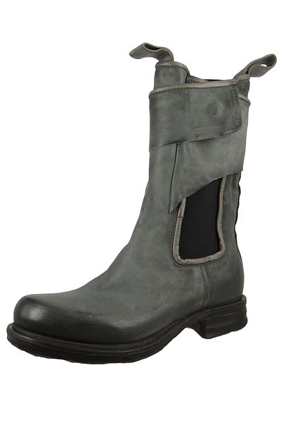 A.S.98 Damen Elegante Stiefelette 3003 Saintec A50216-0101-6223 Grau Smoke Leder