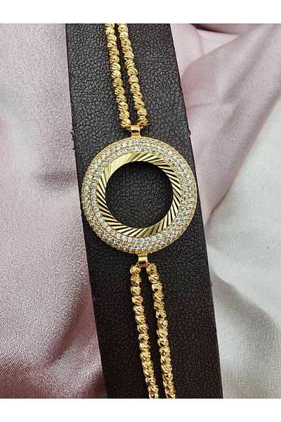 IŞILDAGOLD Quarter Dorica Bracelet (22 K Gold Plated)