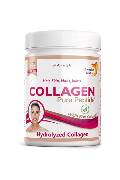 Swedish Nutra Collagen Pure Peptide Powder, 10000mg, 300g