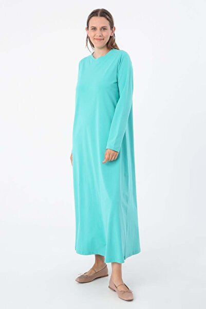 ALLDAY Τυρκουάζ-Μακρυμάνικο Φόρεμα Φόρεμα