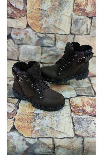 Riccardo Colli GENUINE LEATHER MEN'S NON-SLIP SOLE WINTER BOOTS