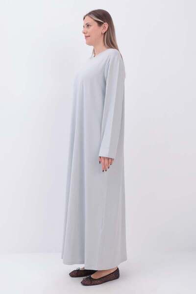 ALLDAY Γκρι-μακρυμάνικο φόρεμα εσωτερικής χρήσης