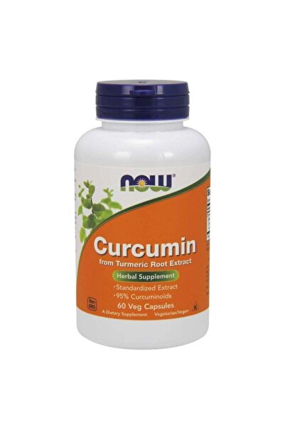 Now المكملات الغذائية من فيتامين الكركمين، 60 كبسولة نباتية
