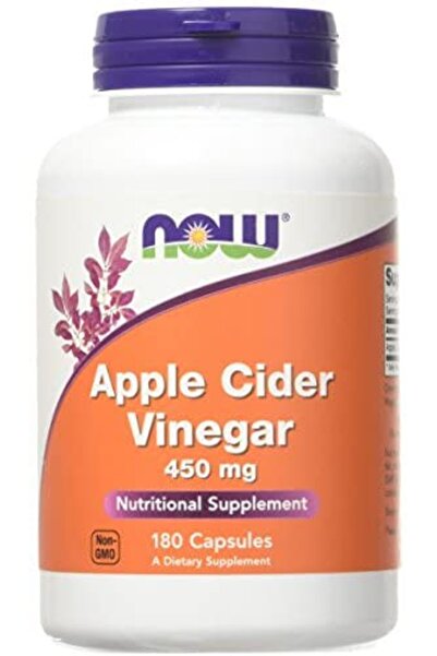 Now Foods Apple Cider Vinegar Nutritional Supplement, 750mg, 180 Tablets