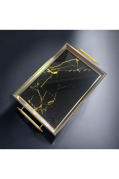 Doremcy Decorative Engagement Wedding Dowry Luxury Tray