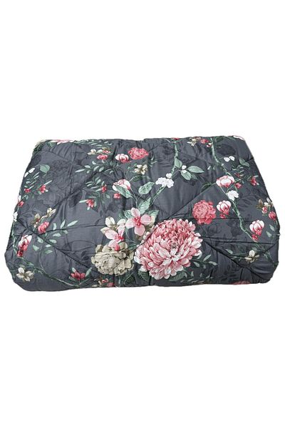 Clasy Satin 100% Cotton Satin Single Quilt Aflon V1 Black