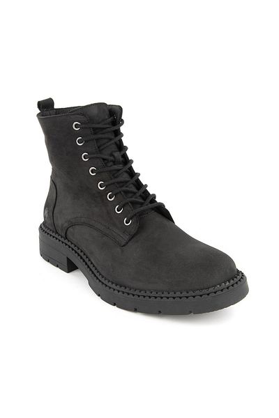 Hush Puppies Men's Boots - Nubuck Black Heilig