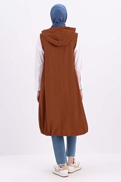 ALLDAY Tile-Hooded Snap Vest