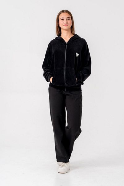 HAUSEkids Κοριτσίστικο κοστούμι Premium Velvet Cotto 8-15 ετών -Μαύρο