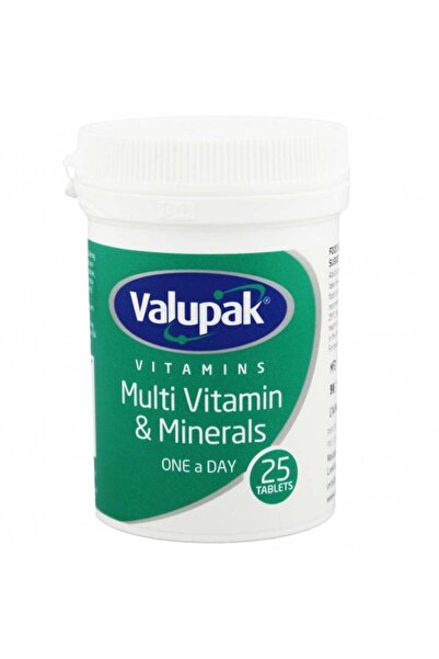 VALUPAK Multi Vitamin & Minerals Dietary Supplement, 25 Tablets