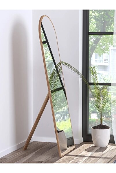 nysamo Ceviz Antre Koridor Konsol Duvar Salon Banyo Wc Ofis Yatak Odası Boy Ayna 40 x 120 cm