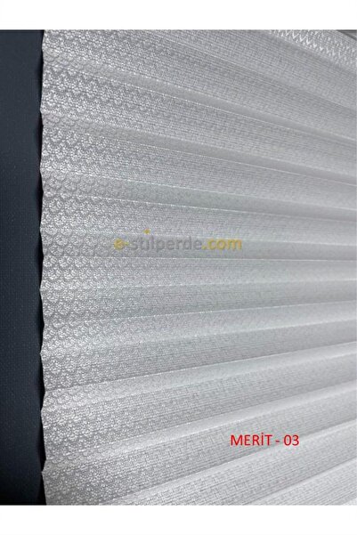 IŞILTI Perde Sistemleri Plicell Plise Perde Merit - 03 Desenli Krem