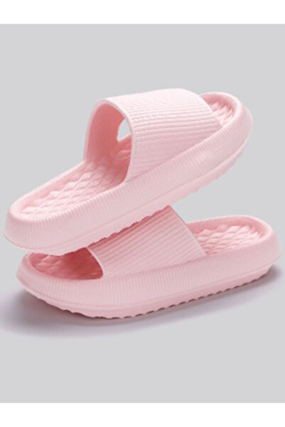 Sneak-a-Peek By Styli Thick Sole Textured Comfort Slides