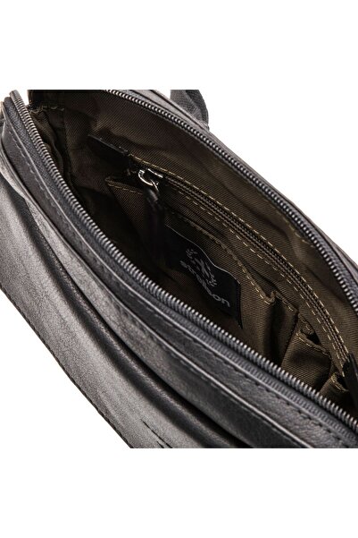 STRELLSON Hyde Park Marcus kabelka cez rameno z kože 20 cm