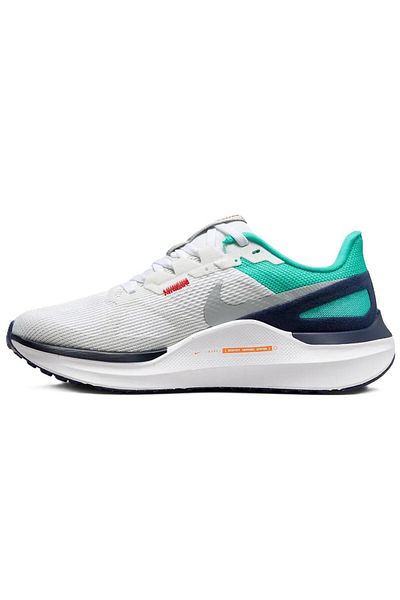 Nike Air Zoom Structure 24 White Green Running Shoes