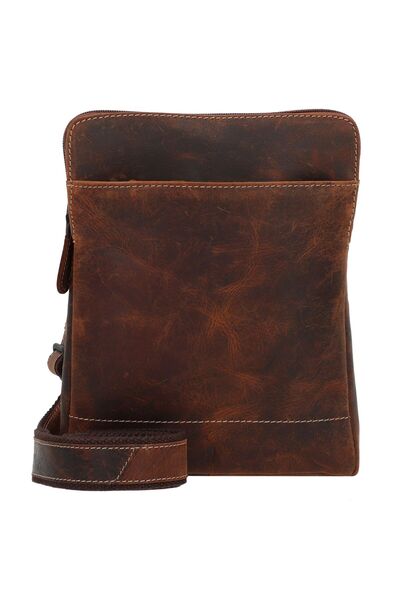 Jack Kinsky Baltimore 24 Umhängetasche Leder 19 cm