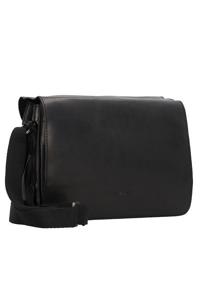 Greenburry Pure Black Geantă de umăr Piele 25 cm