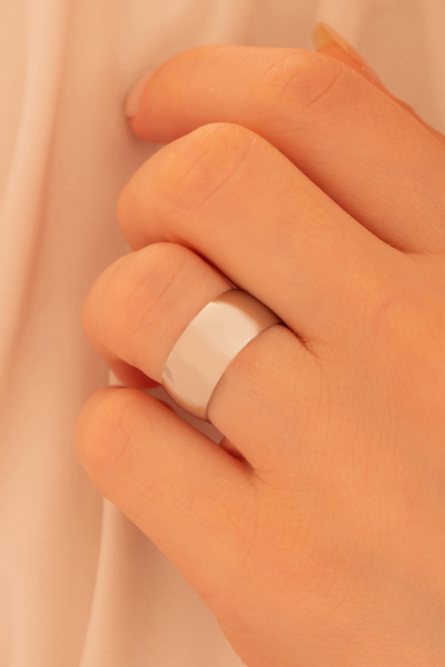 OSMANLI GÜMÜŞ Eliana Tek Gümüş Alyans Yüzük Söz Nişan Yüzükleri Kişiye Özel A...