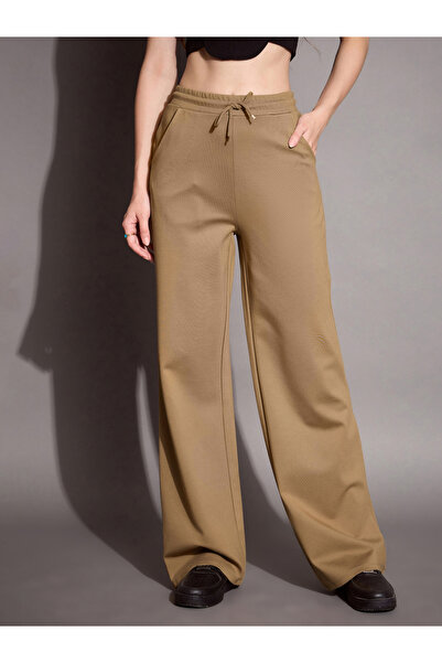 Sassafras By Styli High Rise Relaxed Fit Pants
