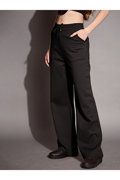 Sassafras By Styli High Rise Relaxed Fit Pants