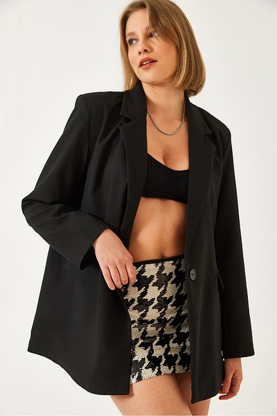 Bianco Lucci Women's Single Button Jacket 0115 60261068