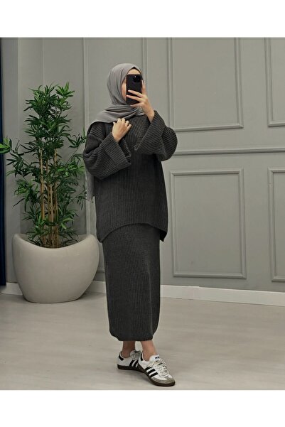 Miasista Etekli İkili Triko Takım