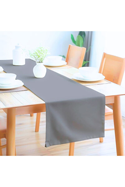 Bc Home عداء بمظهر مخملي ناعم باللون الرمادي مقاس 40 × 140 سم - بوهيمي، إسكند...