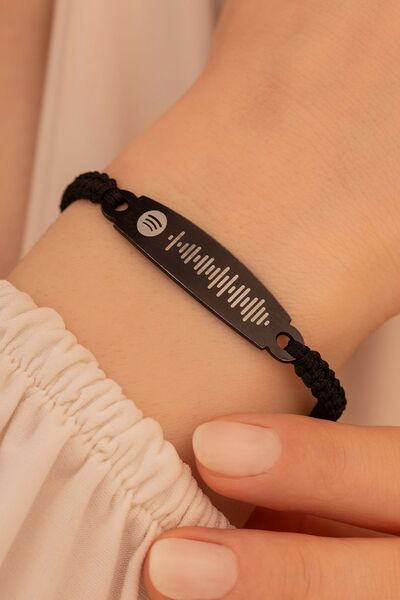 OSMANLI GÜMÜŞ Spotify Kadın Çelik Bileklik