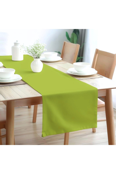 Bc Home Fıstık Yeşili Runner 40 x 140 cm Yumuşak Tuşeli ,Kadife Görünümlü, Bo...