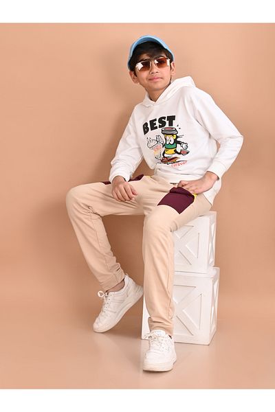 LilPicks By Styli Colorblock Ankle Length Joggers