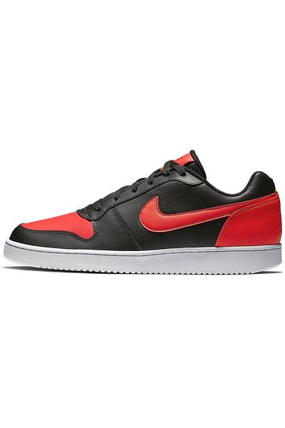 Nike Black Ebernon Genuine Leather Men's Sneakers