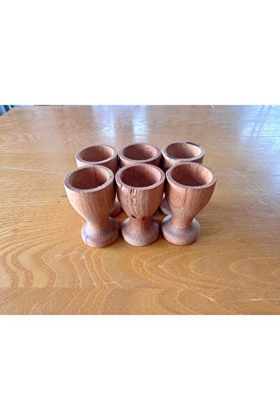 KAMBİYUM 6 ADET Ahsap Yumurtalık Kahvaltı Yumurtalığı