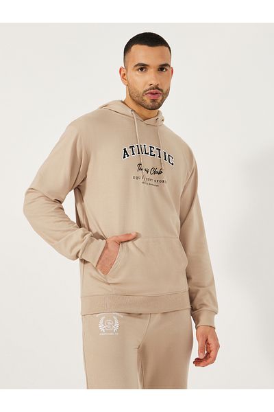 Styli Varsity Print Relaxed Fit Hoodie & Cuffed Joggers Co-Ords