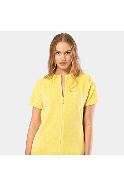 TÜREN Φόρεμα με φερμουάρ 621/Κίτρινο