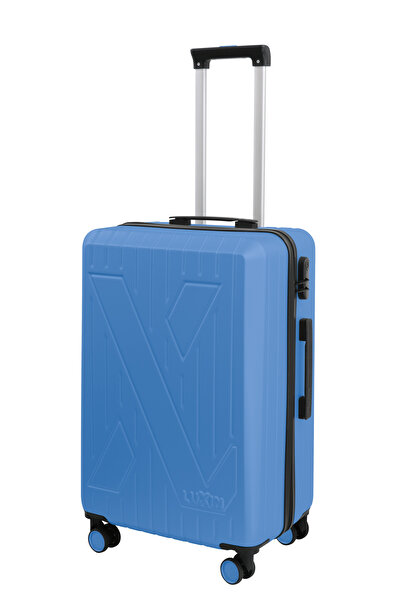 byLuxin Luxin Cage Abs Valiz Büyük Boy Açık Mavi