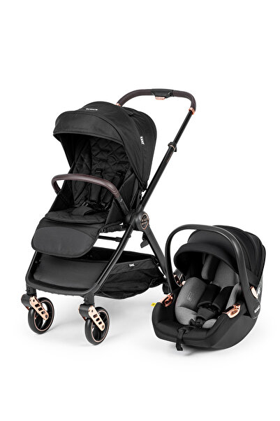 Kanz X-go Ultimate Travel Sistem Bebek Arabası Rose Gold Siyah