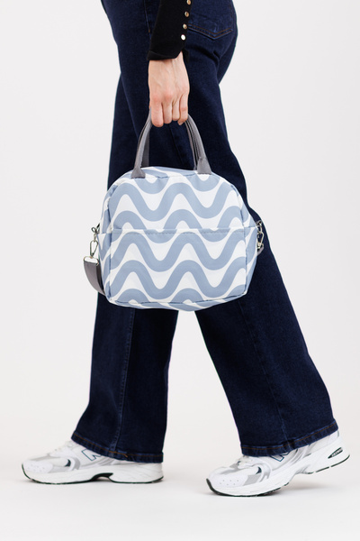 Ecrou Термоизолирана кутия за хранене с вълнообразен дизайн за студена и топл...