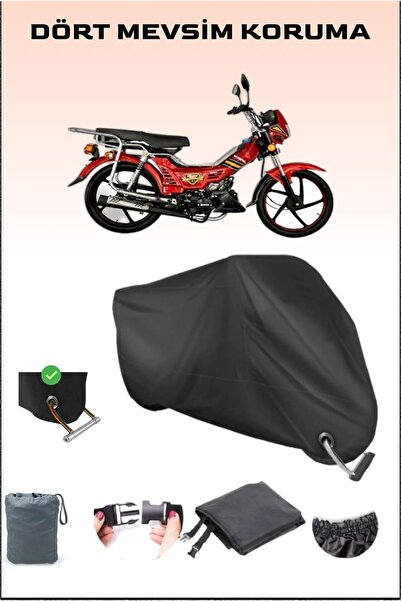 Breen قفل أسود متوافق مع القماش المشمع للدراجات النارية لمحرك King Motor Kr-1...