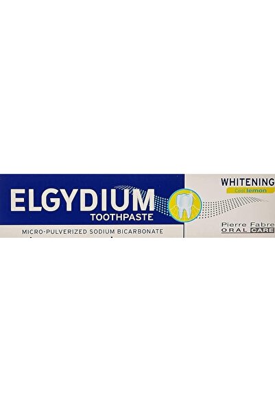 Elgydium معجون أسنان بيير فابر إلجيديوم لتبييض الأسنان بنكهة الليمون المنعش، 75 مل