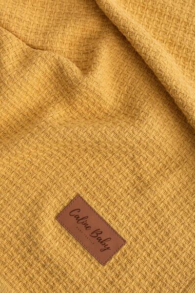 Caline Baby بطانية أطفال قطن 115x100 سم - مسطردة