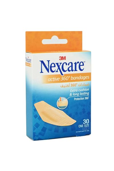 3M Nexcare Active 360 Bandages 30S One Size