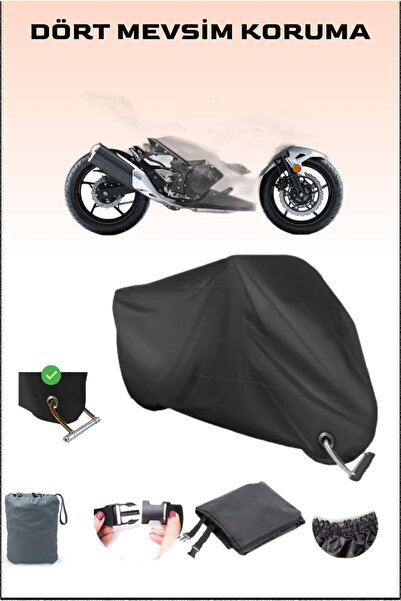 Breen قفل أسود متوافق مع قماش القنب للدراجات النارية لـ Kawasaki Ninja 400، آ...