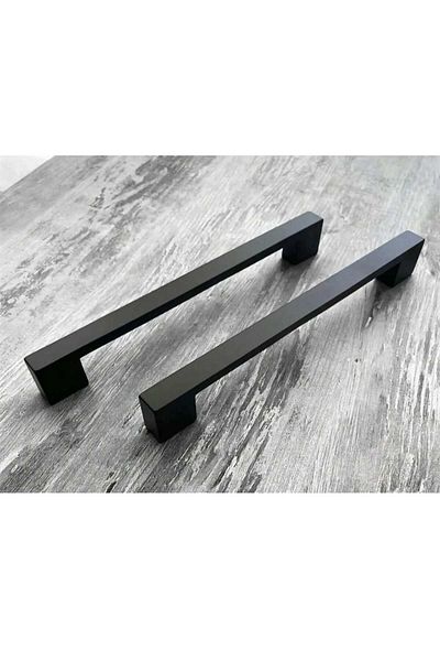ARON Burgaz 224 Matte - Black Handle Furniture Cloakroom, Drawer and Cabinet Handle 224mm