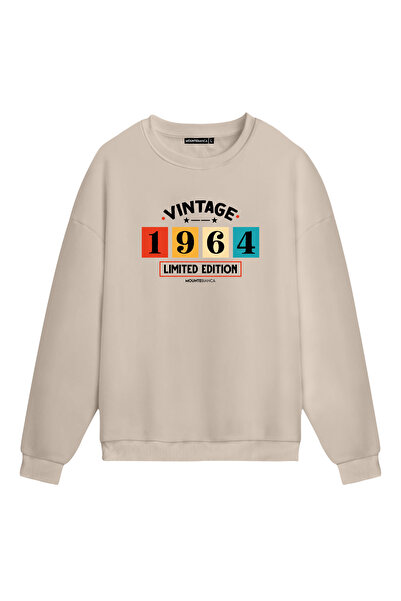 Mounte Bianca Unisex vintage 1964 - obična majica sa kapuljačom