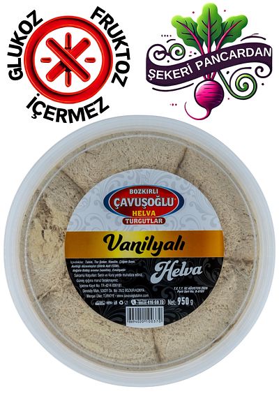 Bozkırlı Çavuşoğlu 950g Halva Vanilla with Tahini