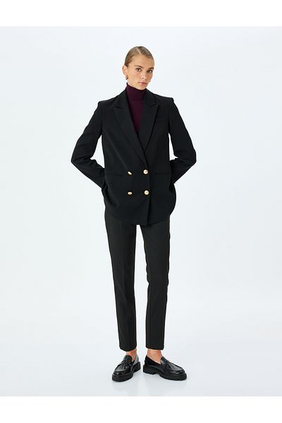 Koton Slim Fit zsebes cigaretta szövet nadrág
