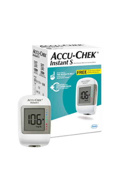 ACCU CHECK عرض حزمة Accu Chek Instant Kit - مجموعة فحص الدم الفوري + 50 شرائط...
