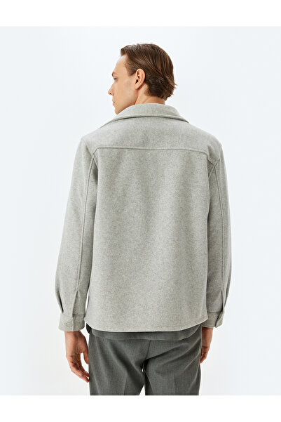 Koton Μακρυμάνικο πουκάμισο με βισκόζη με λεπτομέρεια τσέπης